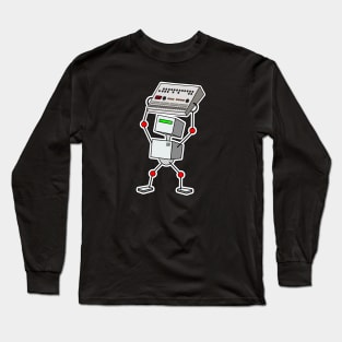 Robot Holding Synth Long Sleeve T-Shirt